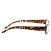 Luca Unisex Slim Rectangular Clear Glasses