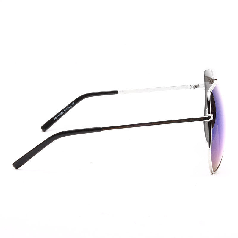 Hollis Luxe Angled Color Mirror Aviator Sunglasses