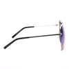 Hollis Luxe Angled Color Mirror Aviator Sunglasses