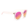 Super Duper Oversized 90s Color Mirror Round Sunglasses