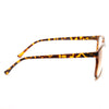 Leighton Thin Frame Clear Horn Rimmed Glasses