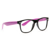 Jordyn Unisex Colorful Clear Horn Rimmed Glasses