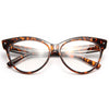 Iris 2 Oversized Cat Eye Clear Glasses