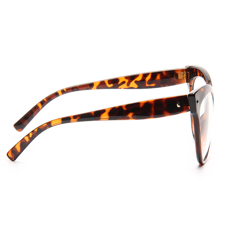 Iris 2 Oversized Cat Eye Clear Glasses