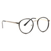 Charlotte Thin Round Metal Accent Clear Glasses