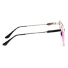 Jessica Alba Style Color Mirror Round Metal Celebrity Sunglasses