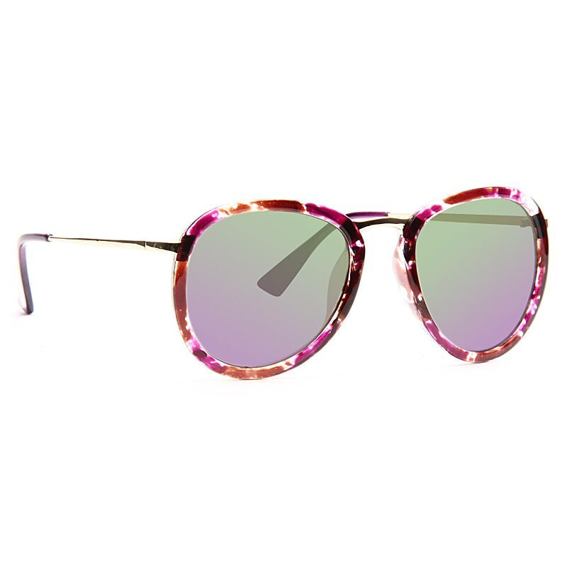 Cassidy Oversized Color Mirror Aviator Sunglasses