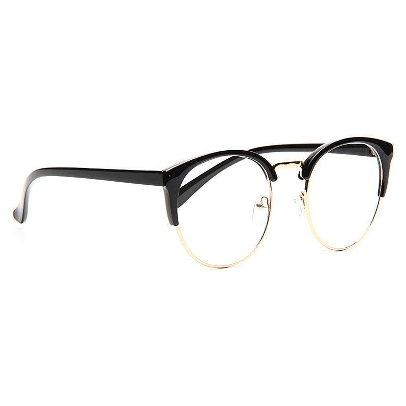 Leslie Thin Round Clear Glasses