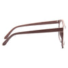 Super Duper Oversized Wood Grain Round Clear Glasses