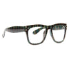 Tartan Oversized Plaid Unisex Clear Horn Rimmed Glasses