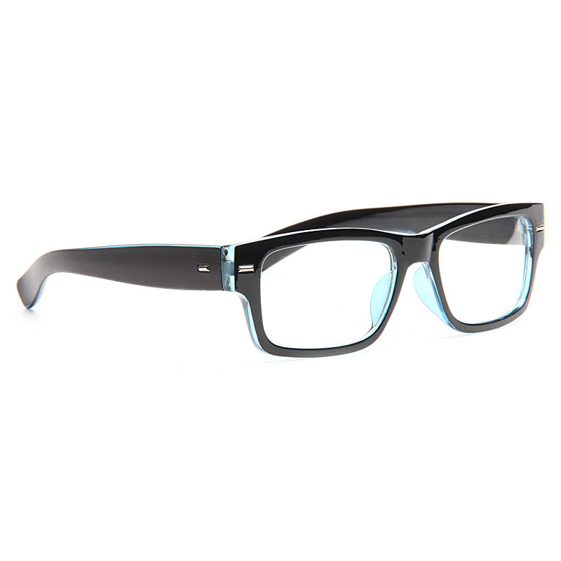 Devin Rectangular Skinny Clear Glasses