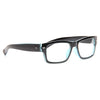 Devin Rectangular Skinny Clear Glasses