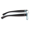 Devin Rectangular Skinny Clear Glasses