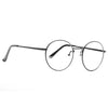 Brett Metal Round Clear Glasses