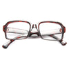 Cicero Unisex Rectangular Clear Glasses
