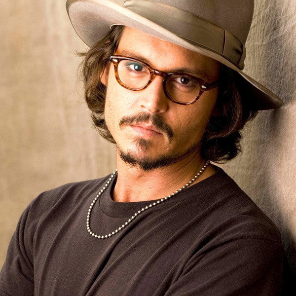 Johnny Depp Horn Rimmed Clear Glasses