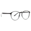 Grafton Rounded Horn Rimmed Clear Glasses