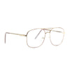 Saxton Vintage Clear Aviator Glasses