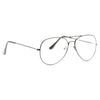 Classic 56mm Clear Aviator Glasses