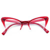 Alexis Gradient Frame Cat Eye Clear Glasses