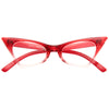 Esme Sharp Cat Eye Clear Glasses