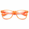 Jude Large Clear Horn Rimmed Glasses