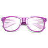 Ashley Benson Style Large Horn Rimmed Celebrity Clear Glasses