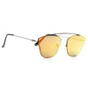 Khloe Kardashian Style Flat Lens Color Mirror Celebrity Sunglasses