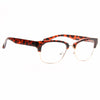 Broderick Unisex Half-Frame Clear Glasses