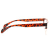 Broderick Unisex Half-Frame Clear Glasses