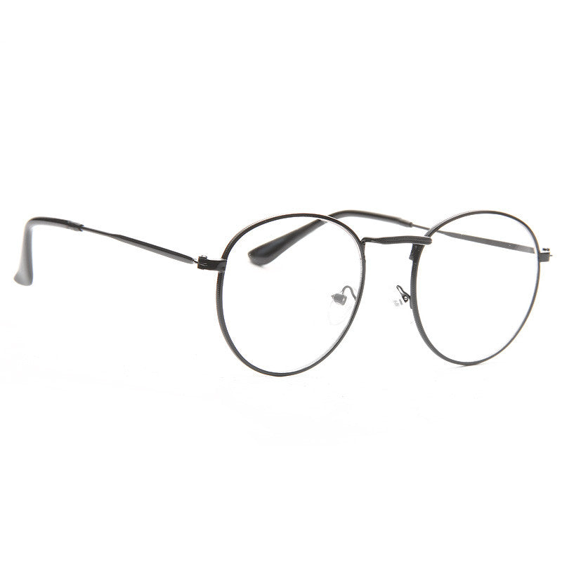 Sheldon Metal Round Clear Glasses