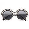 Runway Designer Inspired Oversized Round Sunglasses