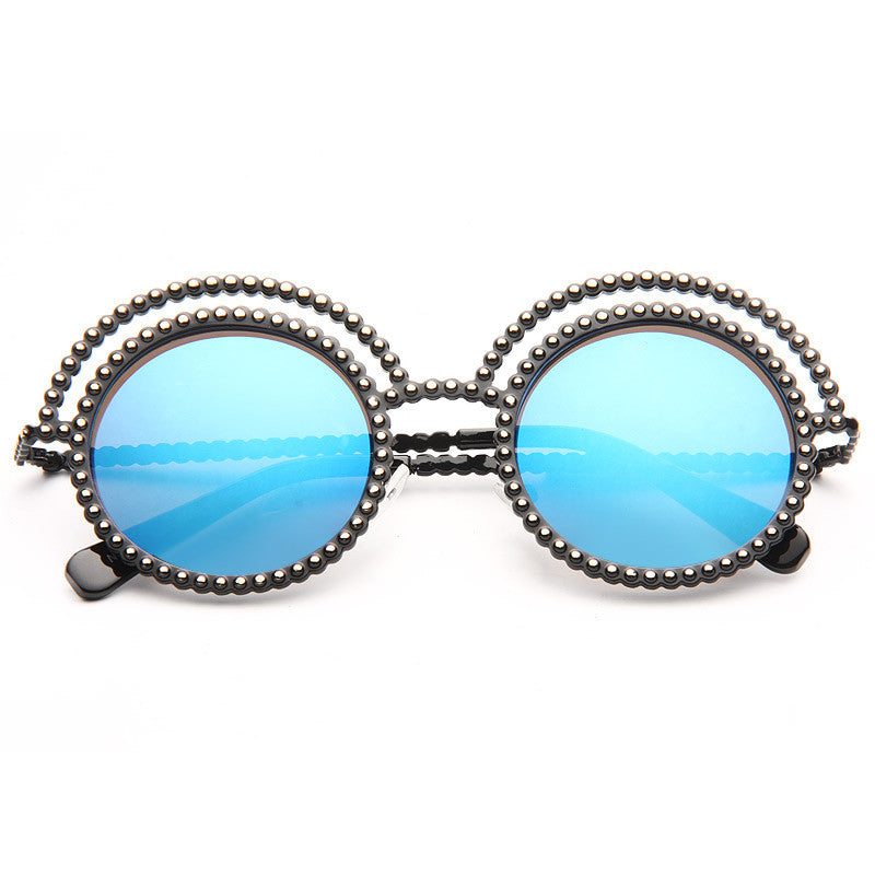 Runway Designer Inspired Oversized Round Sunglasses