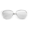 Jessica Alba Style Metal Cat Eye Celebrity Sunglasses