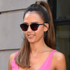 Jessica Alba Style Metal Cat Eye Celebrity Sunglasses