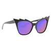Hurricane Designer Inspired Sharp Cat Eye Sunglasses