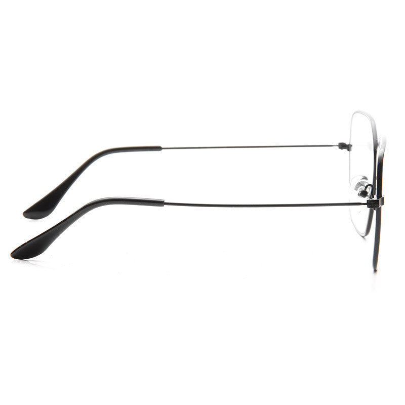 Irvine Thin Metal Squared Flat Top Clear Glasses