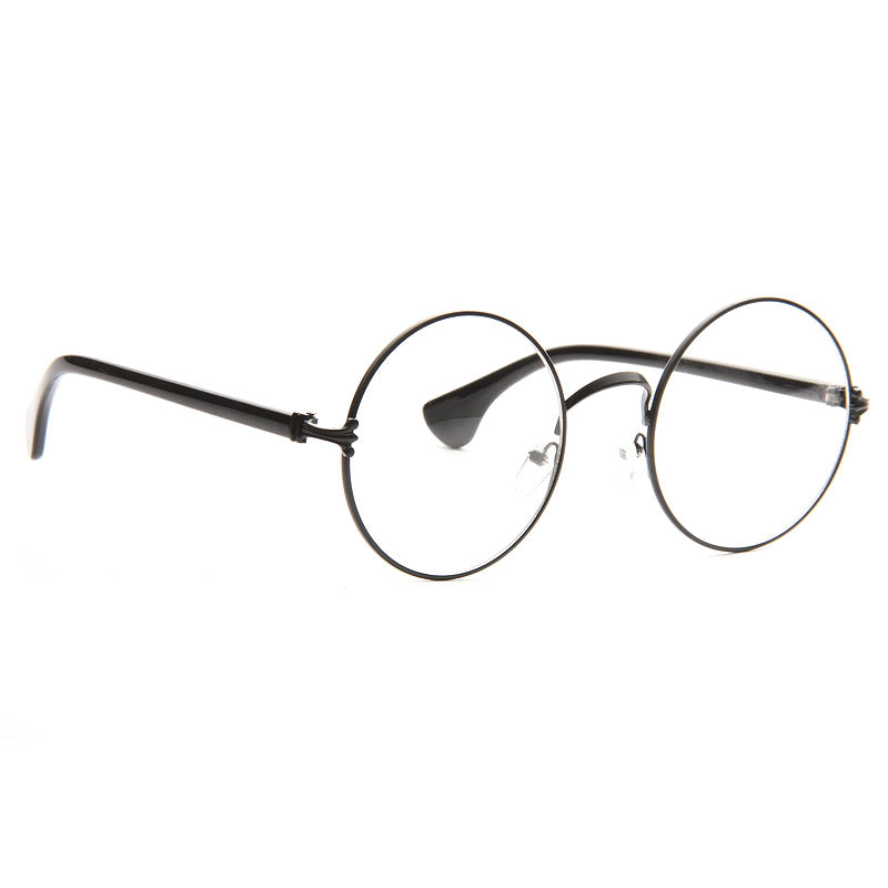 Jessup Metal Round Clear Glasses