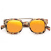 Extract Camo Print Color Mirror Sunglasses