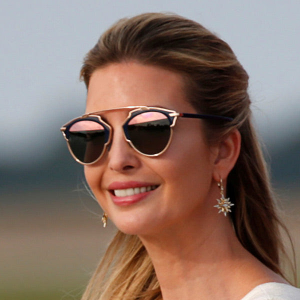 Ivanka Trump Style Flat Top Celebrity Sunglasses