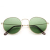 Gigi Hadid Style Vintage G-15 Green Lens Metal Celebrity Sunglasses