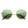 Sofia Richie Style Vintage G-15 Green Lens Metal Celebrity Sunglasses