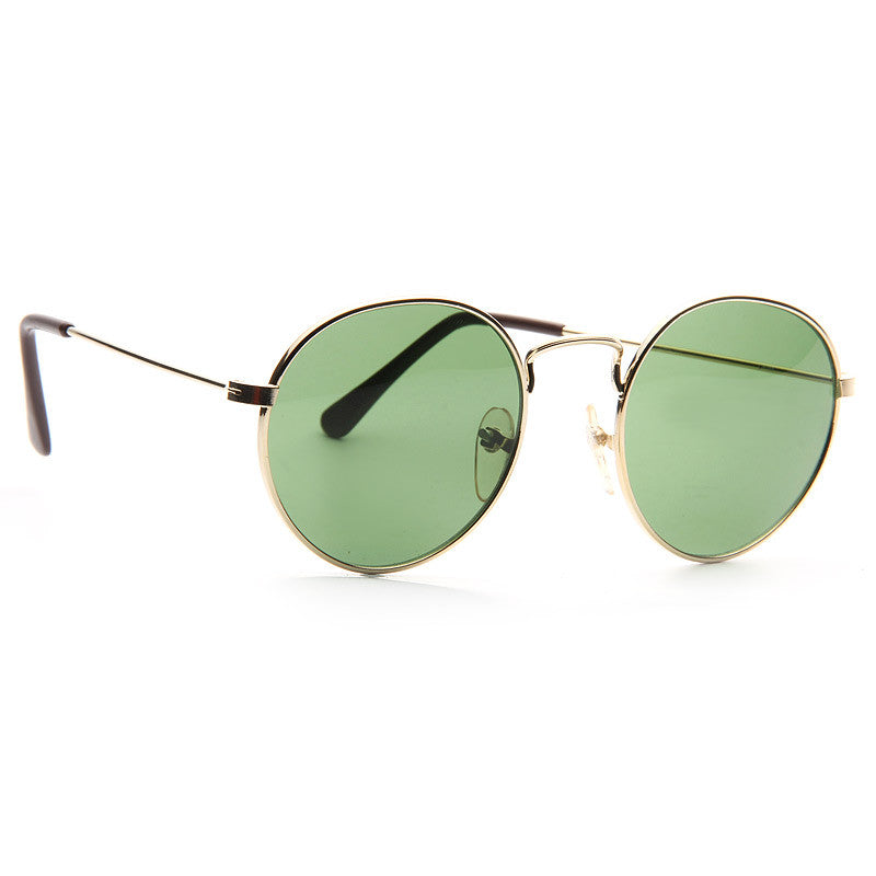 Brewster Vintage G 15 Green Lens Metal Sunglasses