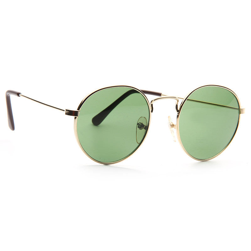 Mary Kate Olsen Style Vintage G-15 Green Lens Metal Celebrity Sunglasses