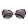 Celine Dion Style Crystal Cat Eye Celebrity Sunglasses