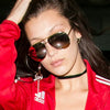 Bella Hadid Style Color Mirror Aviator Celebrity Sunglasses