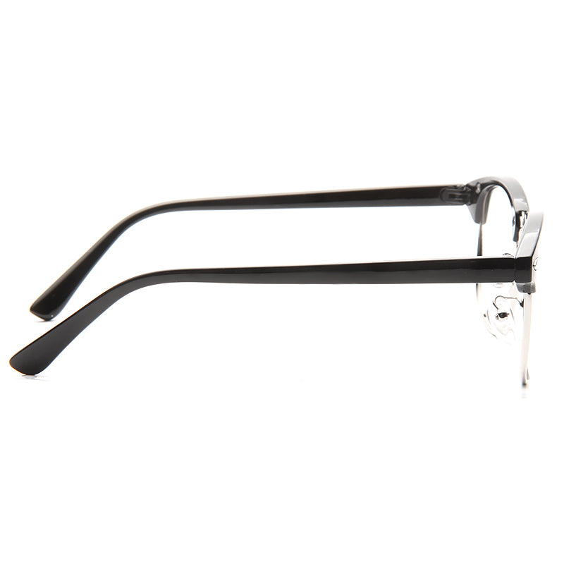 Peyton 3 Unisex Half-Frame Clear Glasses