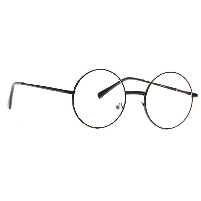 Mary Kate Unisex Round Metal Clear Glasses