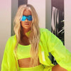 Khloe Kardashian Style Shield Celebrity Sunglasses