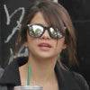 Selena Gomez Style Light Mirror Horn Rimmed Celebrity Sunglasses